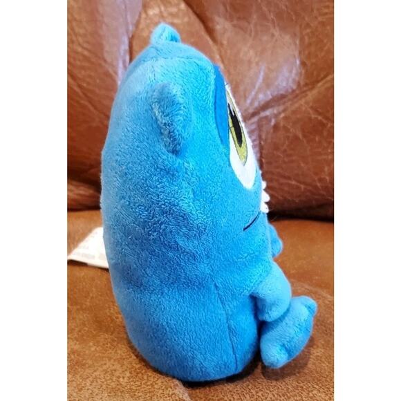 6 Inch Blue One Eyed Cyclops Monster Alien U-Neeks Stuffed Plush Dayspring - Picture 4 of 10
